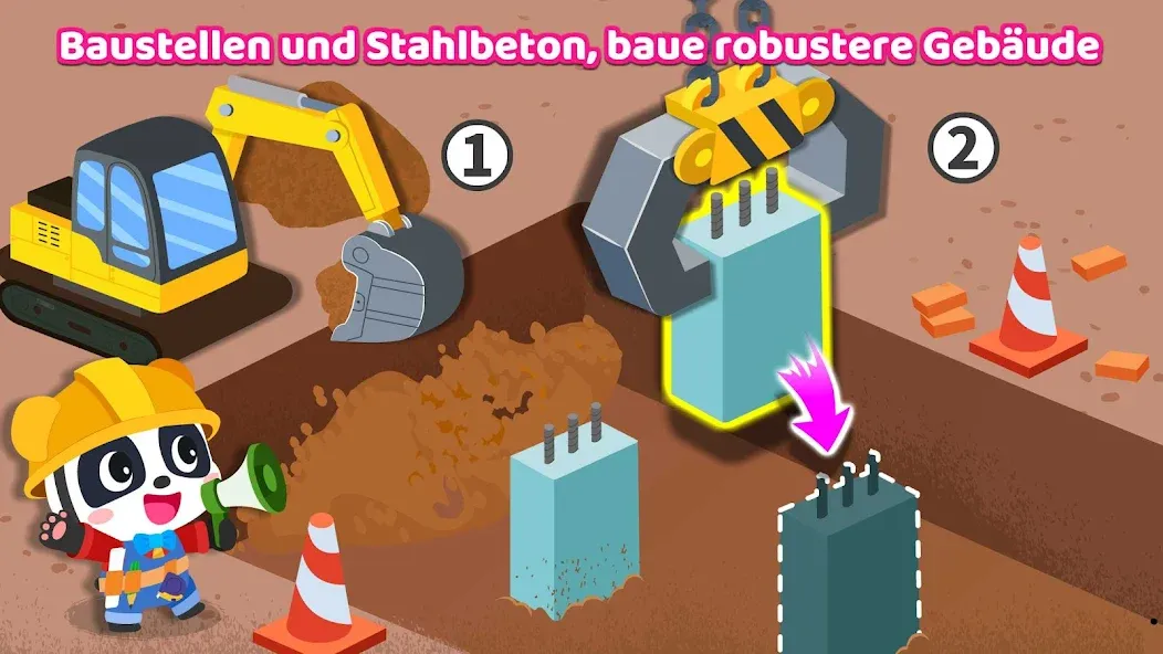 Baby Pandas Stadtgebäude screenshot 2