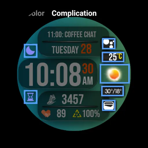 Digital Watch Face MB391 screenshot 28