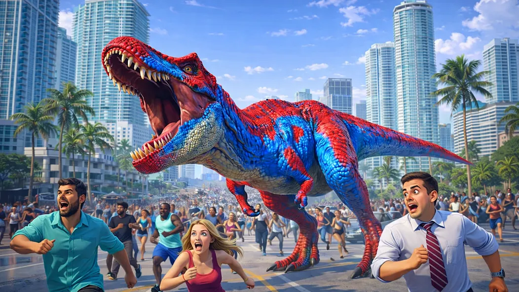 Dinosaur City Simulator Game screenshot 2