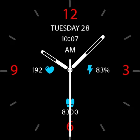 Key042 Analog Watch Face screenshot 29