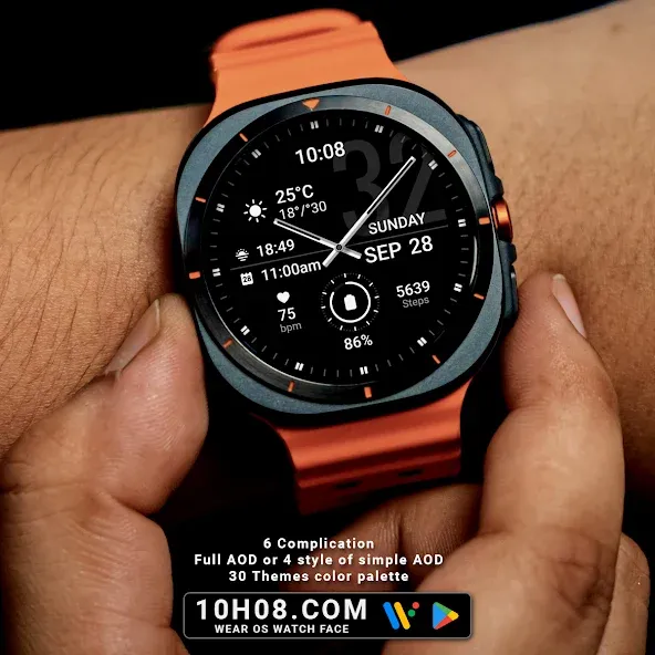 Watch face 10h08.com #75 screenshot 1