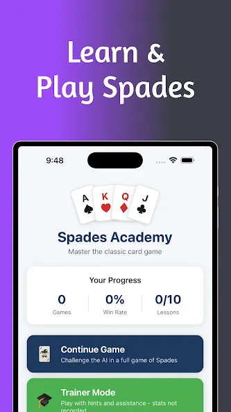 Spades Academy - Play & Learn screenshot 8