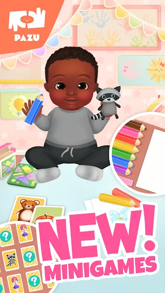 Juego de cuidado del bebé screenshot 6