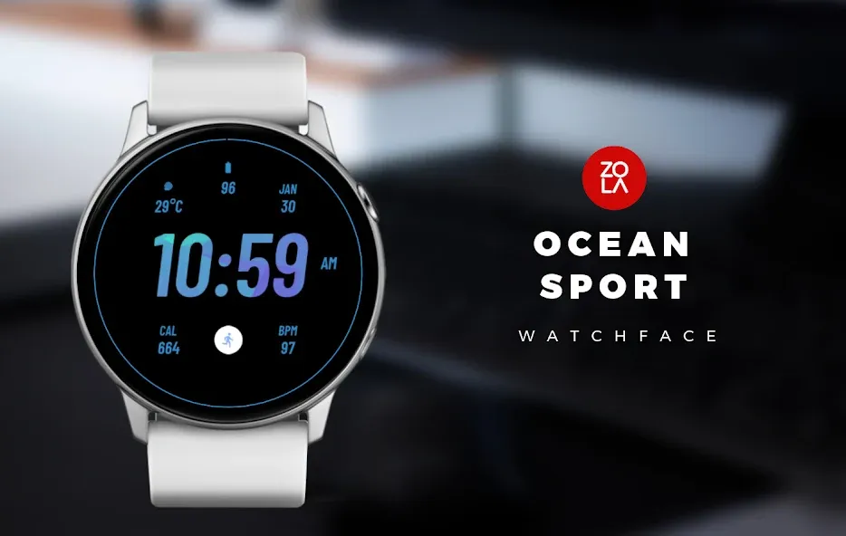 Ocean Sport Watch Face screenshot 1