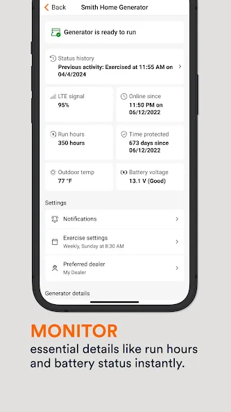 Mobile Link for Generators screenshot 2