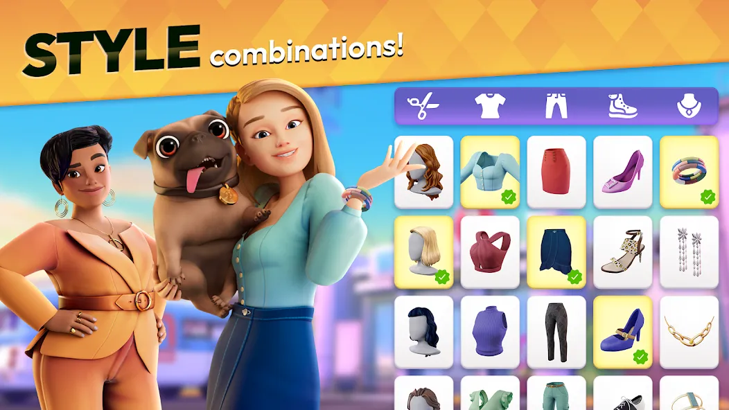 Makeover Match - Fashion Game screenshot 4