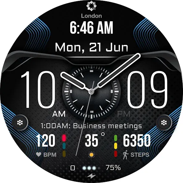 H385 Hybrid Watch Face screenshot 27