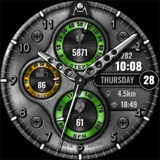 DM044 Analog Watch Face screenshot 8