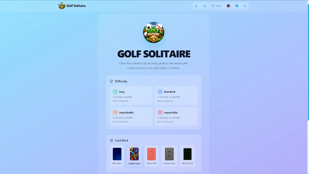Golf Solitaire Offline Master screenshot 30