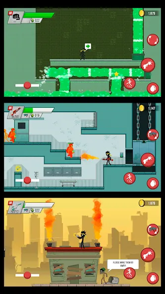 Stick vs Zombies: Platformer screenshot 8