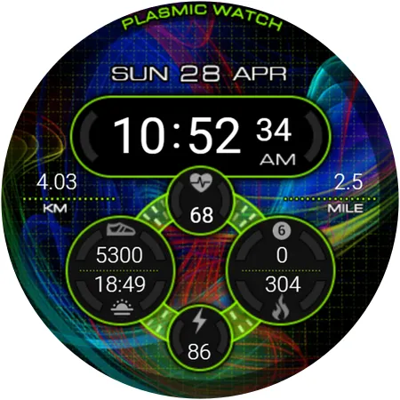 Plasmic Watch Face screenshot 8