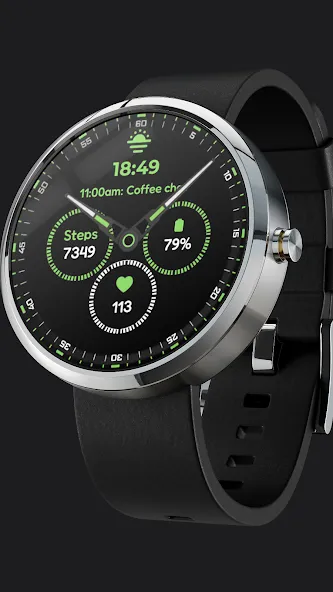 A4 Analog Watch Face screenshot 7