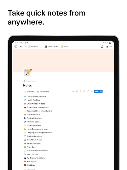 Notion: Notes, Tasks, AI screenshot 12