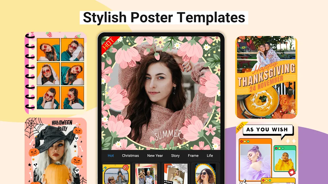 Criador e editor de colagens screenshot 11