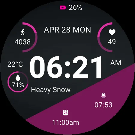 Just Time Watch Face screenshot 8