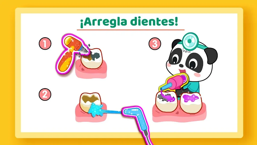 Panda Bebé: Cuidado dental screenshot 2
