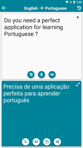 Portuguese - English screenshot 3