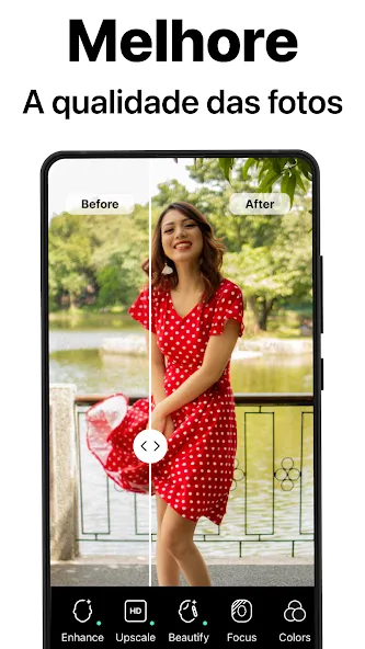 PhotoBoost Melhorador Fotos AI screenshot 6