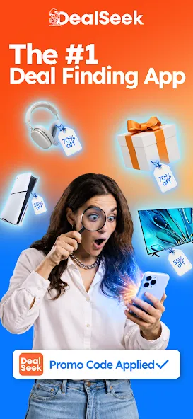 DealSeek: Coupons & Discounts screenshot 1