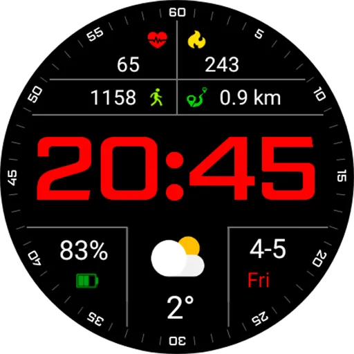 Digital Costa Watch Face screenshot 19