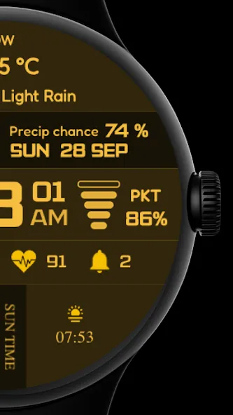 Sci-Fi Max Watch Face screenshot 3