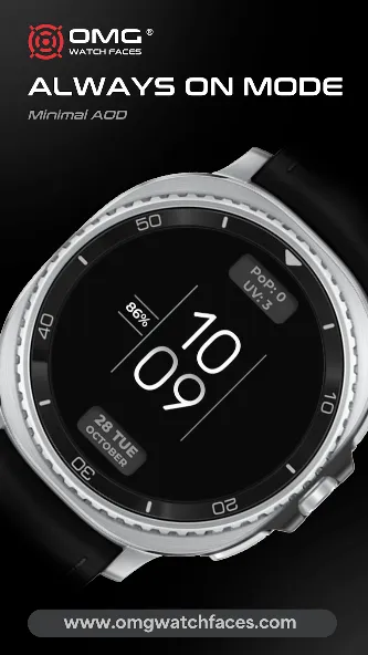 Digital Watch Face OMG 377 screenshot 7
