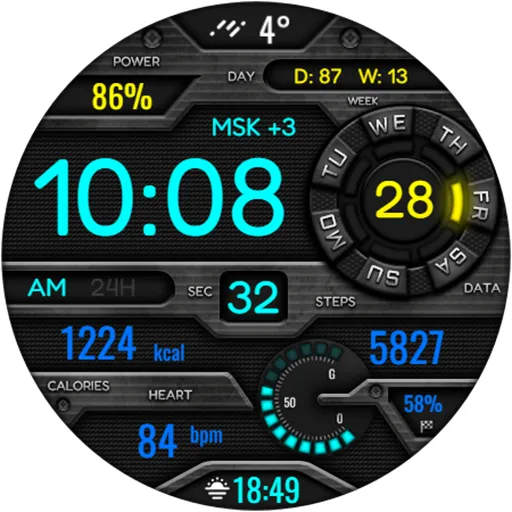 DIGI FRANDOM CTS19 Watch face screenshot 22