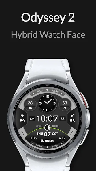 Odyssey 2: Hybrid Watch Face screenshot 5
