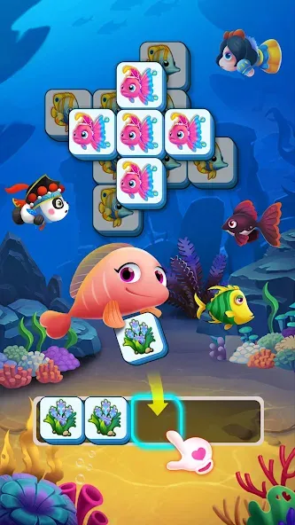 Tile Fish Match Puzzle Game screenshot 1