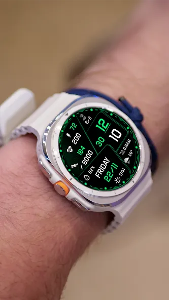 N-SPORT717 Digital Watch Face screenshot 2