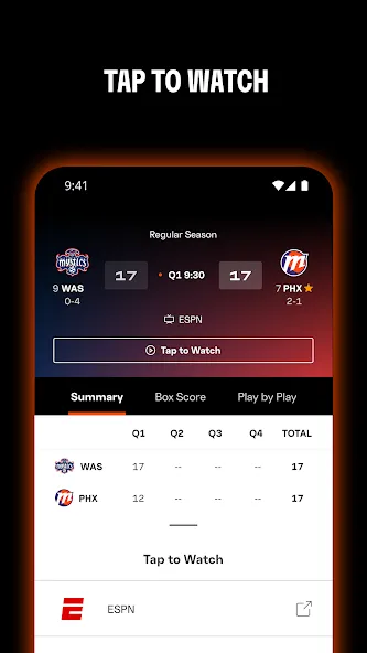 WNBA - Live Games & Scores screenshot 11