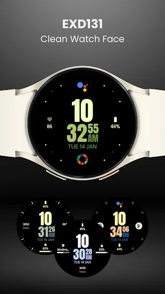 EXD131: Clean Watch Face screenshot 5