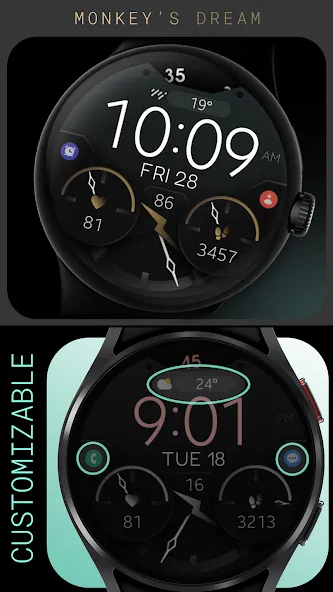 Dream 64 Digital watch face screenshot 3
