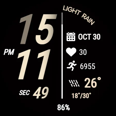 Sport Digital Edge WatchFace screenshot 21