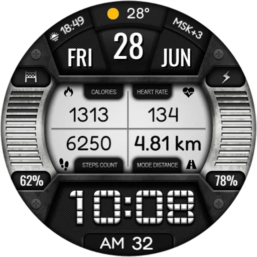 TUNADAS WS04 Watch face screenshot 14