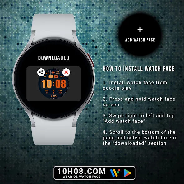 Watch face 10h08.com #145 screenshot 8