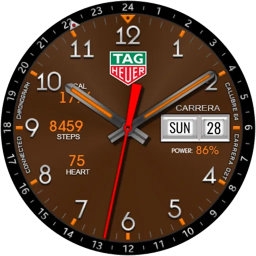 TAG CARRERA Hybrid Watch Face screenshot 19