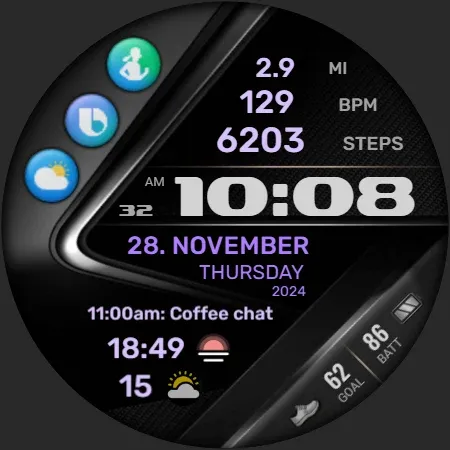 PW105 Universal Watch Face screenshot 39