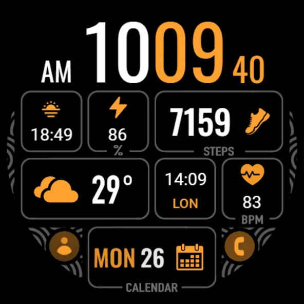 MDS441 Digital Watch Face screenshot 10