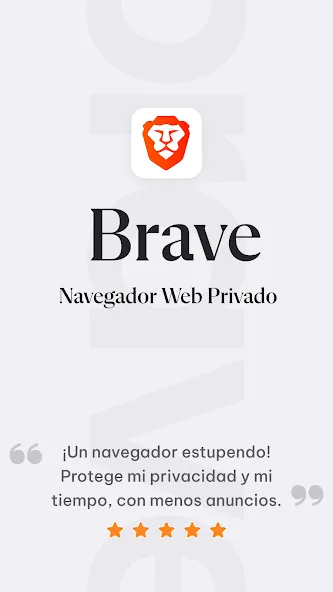 Navegador web privado Brave screenshot 1