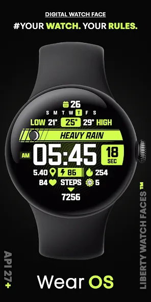 ATHLETIC Digital Watch Face screenshot 4