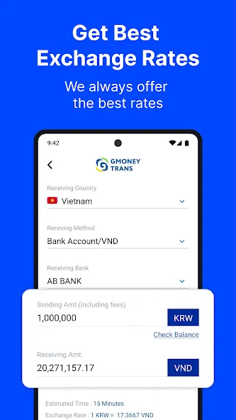 GmoneyTrans-Global Remittance screenshot 3