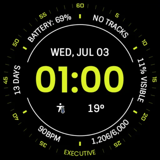 EXD059: Circular Watch Face screenshot 30