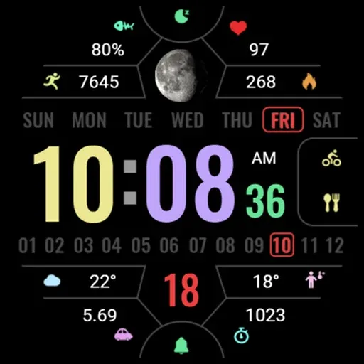 ZKinWatch Clarity Large Number screenshot 6