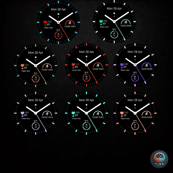 Clear Digits Watch Face screenshot 3