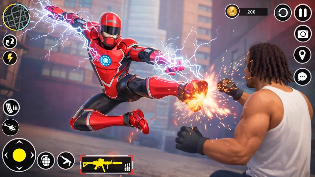 Rope Hero: Crime City Action screenshot 3