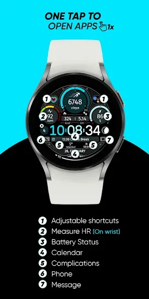 Circle Clock - Watch Face screenshot 5