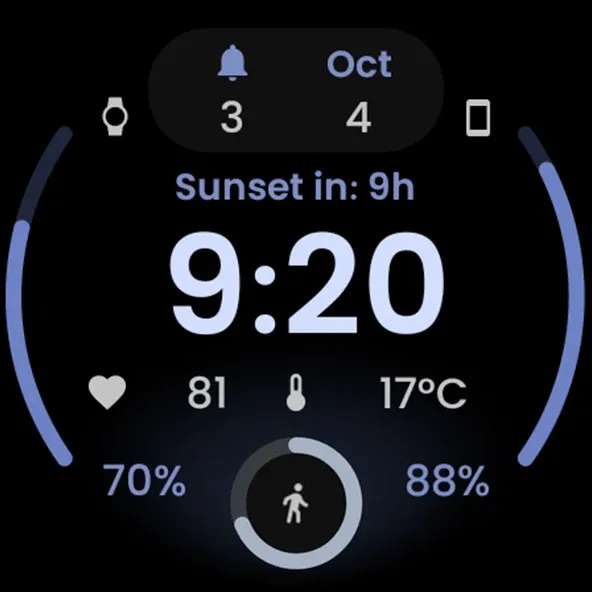 React 2: Watch face screenshot 8