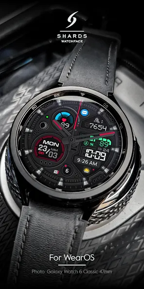 SH087 Watch Face, WearOS watch screenshot 2