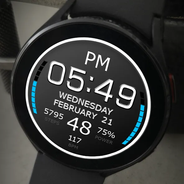 Key WF05 Digital Watch Face screenshot 8
